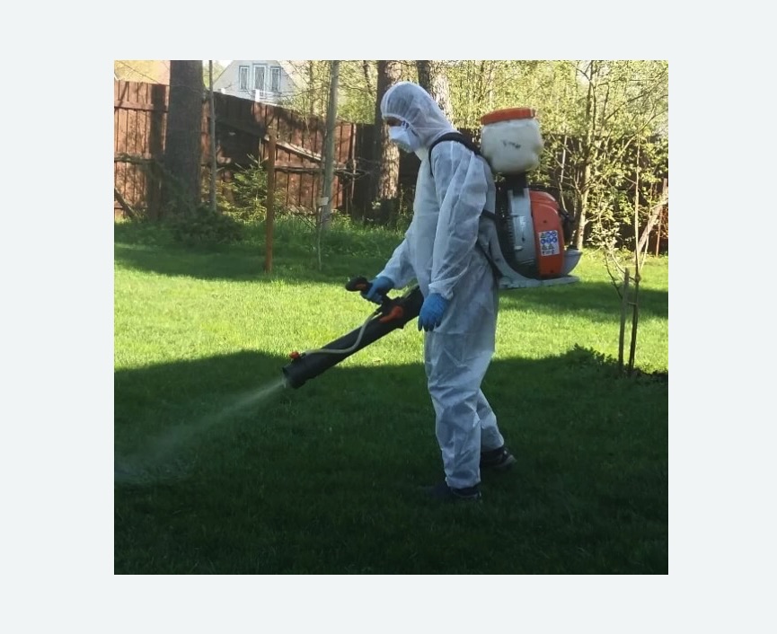 Обработка территории от клещей в Краснозаводске